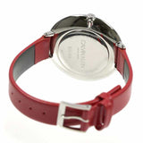 Calvin Klein Rise Yellow Red Dial Red Leather Strap Watch for Women - K7A231UP Authentic Buy Shop Now