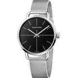 Calvin Klein Even Black Dial Silver Mesh Bracelet Watch for Women - K7B21121 Authentic Buy Shop Now