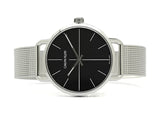 Calvin Klein Even Black Dial Silver Mesh Bracelet Watch for Women - K7B21121 Authentic Buy Shop Now
