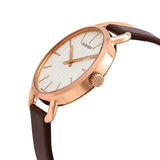 Calvin Klein Even White Dial Brown Leather Strap Watch for Women - K7B236G6 Authentic Buy Shop Now