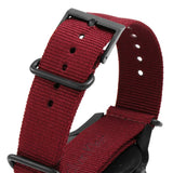 Calvin Klein Tone Maroon Dial Maroon NATO Strap Watch for Men - K7K514UP Authentic Buy Shop Now