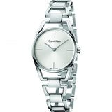 Calvin Klein Dainty Silver Dial Silver Steel Strap Watch for Women - K7L23146 Authentic Buy Shop Now