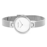 Calvin Klein Authentic White Dial Silver Mesh Bracelet Watch for Women - K8G23126 Authentic Buy Shop Now