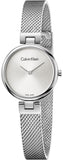 Calvin Klein Authentic White Dial Silver Mesh Bracelet Watch for Women - K8G23126 Authentic Buy Shop Now