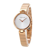 Calvin Klein Authentic White Dial Rose Gold Steel Strap Watch for Women - K8G23646 Authentic Buy Shop Now