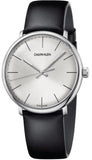 Calvin Klein High Noon Quartz White Dial Black Leather Strap Watch for Men - K8M211C6 Authentic Buy Shop Now