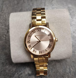 Michael Kors Norie Rose Gold Dial Rose Gold Steel Strap Watch for Women - MK3561 Authentic Buy Shop Now