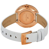 Swarovski Crystalline Pure White Dial White Leather Strap Watch for Women - 5376083 Authentic Buy Shop Now