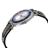 Gucci Grip Vintage Blue Dial Snakeskin Brown Leather Strap Watch for Women - YA152401 Authentic Buy Shop Now