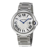 Cartier Ballon Bleu De Cartier Silver Dial Silver Steel Strap Watch for Women - W69011Z4 Authentic Buy Shop Now