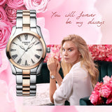 Tissot T Wave Mother of Pearl Dial Two Tone Steel Strap Watch For Women - T112.210.22.113.01 Authentic Buy Shop Now