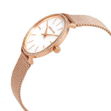 Michael Kors Pyper Quartz Mother of Pearl White Dial Rose Gold Mesh Strap Watch For Women - MK4588 Authentic Buy Shop Now