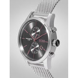 Hugo Boss Jet Chronograph Grey Dial Silver Mesh Bracelet Watch for Men - 1513440 Authentic Buy Shop Now
