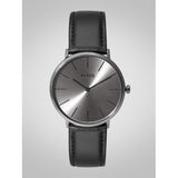 Hugo Boss Modern Grey Dial Black Leather Strap Watch for Men - 1513540 Authentic Buy Shop Now