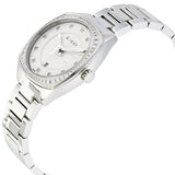 Gucci GG2570 Diamonds Silver Dial Silver Steel Strap Watch For Women - YA142505 Authentic Buy Shop Now