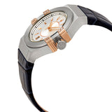 Maserati Potenza Diamonds Silver Dial Blue Leather Strap Watch For Women - R8851108502 Authentic Buy Shop Now
