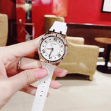 Guess Cosmo Diamonds Silver Dial White Rubber Strap Watch for Women - GW0034L2 Authentic Buy Shop Now