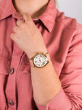 Fossil Cecile White Dial Beige Leather Strap Watch for Women - AM4532 Authentic Buy Shop Now