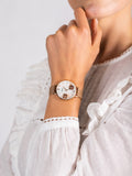 Fossil Jacqueline Three-Hand White Dial Rose Gold Mesh Bracelet Watch for Women - ES4534 Authentic Buy Shop Now