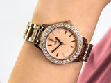 Fossil Jesse Crystal Rose Gold Dial Rose Gold Steel Strap Watch for Women - ES3020 Authentic Buy Shop Now