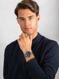 Tommy Hilfiger London Chronograph Quartz Blue Dial Silver Steel Strap Watch for Men - 1791534 Authentic Buy Shop Now