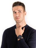 Tommy Hilfiger Decker Chronograph Blue Dial Blue Steel Strap Watch for Men - 1791560 Authentic Buy Shop Now