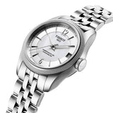 Tissot Ballade Powermatic 80 Automatic Mother of Pearl Dial Silver Steel Strap Watch For Women - T108.208.11.117.00 Authentic Buy Shop Now