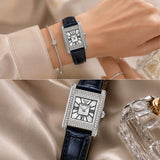 Emporio Armani Genni White Dial Blue Leather Strap Watch for Women - AR11718 Authentic Buy Shop Now