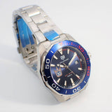Tag Heuer Aquaracer Henrik Lundqvist Special Edition Blue Dial Silver Steel Strap Watch for Men - WAY101J.BA0746 Authentic Buy Shop Now