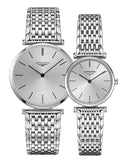 Longines La Grande Classique De Longines Silver Dial Silver Steel Strap Watch for Women - L4.755.4.72.6 Authentic Buy Shop Now