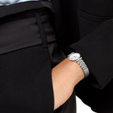 Longines La Grande Classique Diamonds White Dial Silver Steel Strap Watch for Women - L4.209.4.87.6 Authentic Buy Shop Now