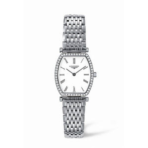 Longines La Grande Classique de Longines Tonneau 22 Diamond Watch for Women - L4.288.0.11.6 Authentic Buy Shop Now