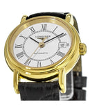 Longines Presence Automatic White Dial Black Watch for Women - L4.321.2.11.2 Authentic Buy Shop Now