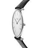 Longines La Grande Classique De Longines White Dial Black Leather Strap Watch for Women - L4.755.4.11.2 Authentic Buy Shop Now