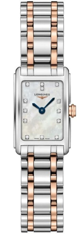 Longines Dolcevita Mother of Pearl Diamond Dial Two Tone Steel Strap Watch for Women - L5.258.5.87.7 Authentic Buy Shop Now