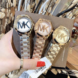 Michael Kors Slim Runway Rose Gold Dial Rose Gold Steel Strap Watch for Women - MK3549 Authentic Buy Shop Now