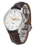 Tag Heuer Carrera Calibre 5 Automatic White Dial Brown Leather Strap Watch for Men - WAR201D.FC6291 Authentic Buy Shop Now