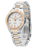 Tag Heuer Aquaracer Calibre 5 Automatic White Dial Two Tone Steel Strap Watch for Men - WAY2150.BD0911 Authentic Buy Shop Now