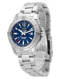 Breitling Colt Automatic 44mm Blue Dial Silver Steel Strap Mens Watch - A1738811/C906/173A Authentic Buy Shop Now