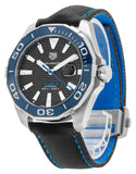 Tag Heuer Aquaracer Calibre 5 Automatic Black Dial Black Nylon Strap Watch for Men - WAY201C.FC6395 Authentic Buy Shop Now