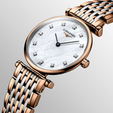 Longines La Grande Classique De Longines Diamonds Mother of Pearl Dial Two Tone Mesh Bracelet Watch for Women - L4.209.1.97.7 Authentic Buy Shop Now