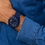 Lacoste 12.12 Blue Dial Blue Silicon Strap Watch for Men - 2010987 Authentic Buy Shop Now