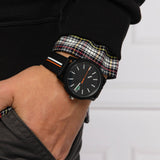 Lacoste 12.12 Black Dial Black Silicon Strap Watch for Men - 2011071 Authentic Buy Shop Now