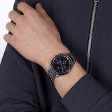 Lacoste Boston Chronograph Blue Dial Silver Steel Strap Watch for Men - 2011081 Authentic Buy Shop Now