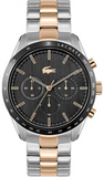 Lacoste Boston Gray Dial Two Tone Steel Strap Watch for Men - 2011112 Authentic Buy Shop Now