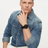 Lacoste 12.12 Chronograph Black Dial Black Silicon Strap Watch for Men - 2011012 Authentic Buy Shop Now