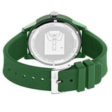 Lacoste 12.12 Green Dial Green Silicone Strap Watch for Men - 2010985 Authentic Buy Shop Now
