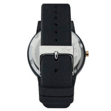 Lacoste 12.12 Chronograph Black Dial Black Silicon Strap Watch for Men - 2011012 Authentic Buy Shop Now