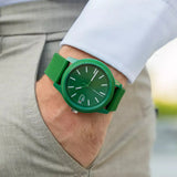 Lacoste 12.12 Green Dial Green Silicone Strap Watch for Men - 2010985 Authentic Buy Shop Now