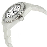 Chanel J12 Ceramic White Dial White Steel Strap Watch for Women - J12 H0968 Authentic Buy Shop Now